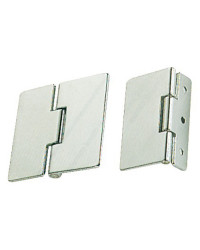 Charnière laiton chromé fixation goujons 65x55 mm -