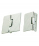 Charnière laiton chromé fixation goujons 65x55 mm -