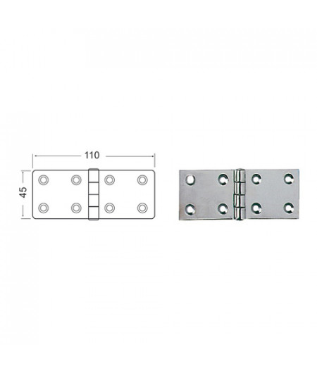 Charnière 45x110 mm -