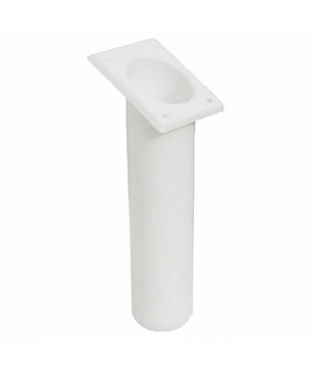 Porte canne polypr UV stabilizé carré blanc 240mm -