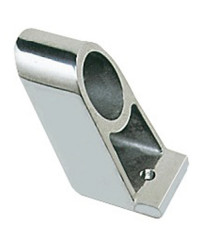 Support main-courante central laiton chromé 22 mm -