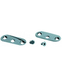 Kit fixation main-courante 2 platines + 2 vis -
