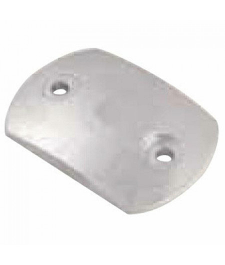 Plaque en zinc bombée 80x55 mm -