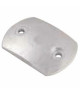 Plaque en zinc bombée 80x55 mm -