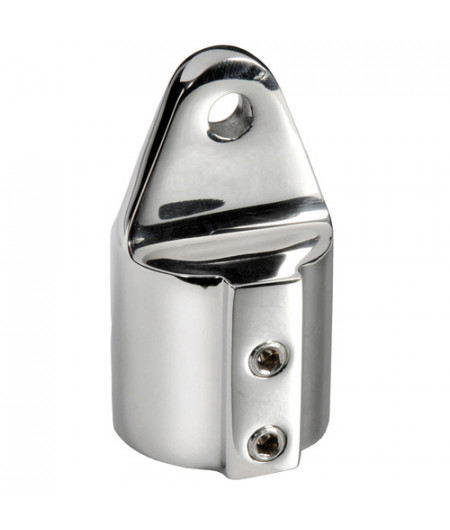 Embout inox double vis - 22 mm