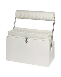 Siège coffre banquette de pilotage - deux places - 90 x 53 x H 48 cm