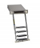 Echelle escamotable AISI316 4 marches larges -