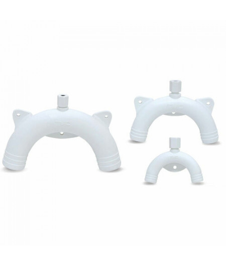 Siphon polypropylène p. WC 19 mm -