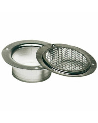 Grille inox entrée/sortie air 58 mm -