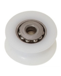 Poulie en Delrin billes inox 20 mm Ø 8 -