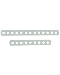 Cadène percée inox lourde 145 mm -