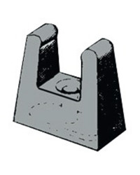 Clip p. rallonge tube 22 mm