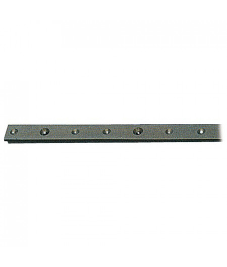 Rail aluminium anodisé + PTFE 22x3mm (barre 2m) - Longueur de 2 M