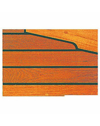 Latte teck pour pont 45 mm -