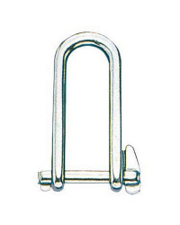 Manille fermeture à gâchette AISI 316 8 mm -