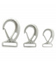 Mousqueton à oeillet pour sangle inox - 72 x 32 mm