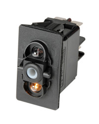 Interrupteur (ON)-OFF LED rouge 24 V -