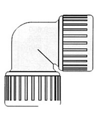 Coude 90° Hydrofix-Système femelle/femelle 15 mm -