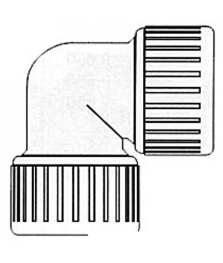 Coude 90° Hydrofix-Système femelle/femelle 15 mm -