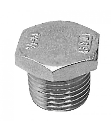 Bouchon mâle inox 3/8'' -