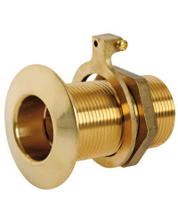 Passe-coque bord bas laiton jaune 3/8'' -