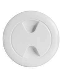 Bouchon inspection polypropylène blanc 102 mm -