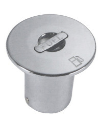 Bouchon incliné 30° laiton chromé FUEL 50 mm -