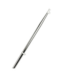 Mât inox section conique sans base 40 cm -