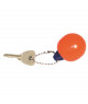 Porteclés pare-battage sphérique rouge/bleu -