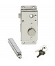 Serrure laiton chromé droite interne 20 mm