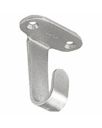 Crochet inox poli p. plafond 33 mm -