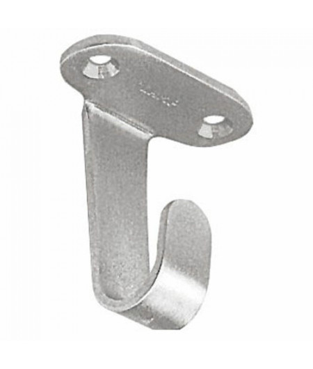 Crochet inox poli p. plafond 33 mm -