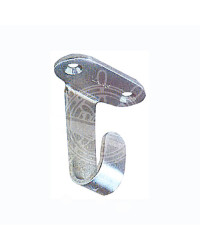 Crochet inox poli p. plafond 45 mm -