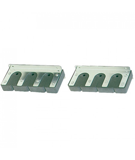 Ratelier pour canne à pêche - 5 emplacements - 285x54 mm