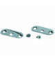Kit fixation main-courante 3 platines + 2 vis -