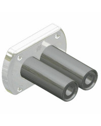 Passe paroi - R8W - blanc - traversant