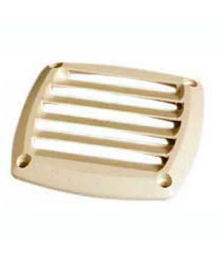 Grille prise air ABS crème 85x85 mm -