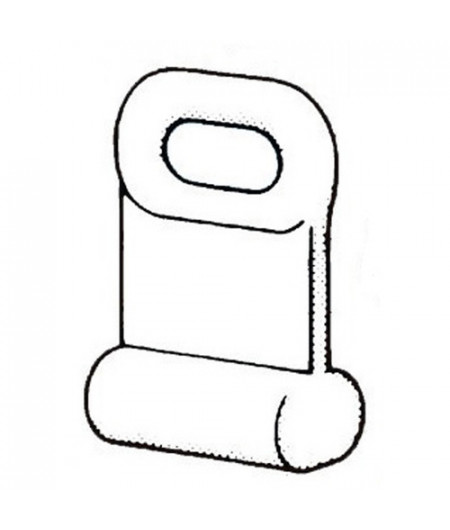 Coulisseau grand-voile 12x22 mm -