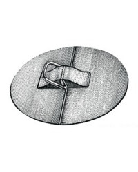 Anneau D inox avec support EPDM -