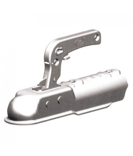 Tête d'attelage tube rond - 750 kg - 50 mm