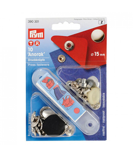 Blister 10 boutons capote Prym blister -