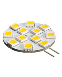 Ampoule 12 LED G4 fixation latérale Ø 30 mm -