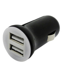 Adaptateur prise de courant p. double USB -