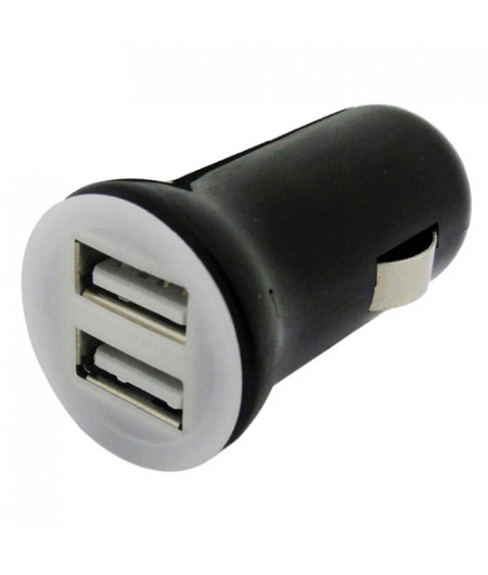 Adaptateur prise de courant p. double USB -