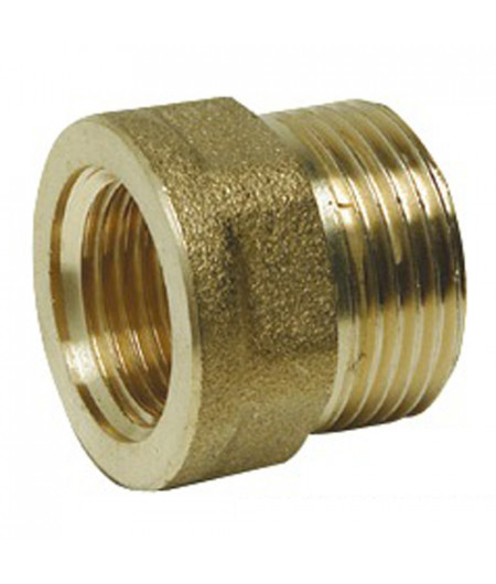 Manchon laiton mâle/femelle 3/8'' x 1/2'' -