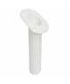 Porte canne polypr UV stabilizé oval blanc 240mm -