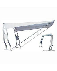 Taud télescopique blanc 130 x 170 cm -