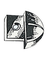 Embout nylon pour rail 25 mm -