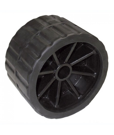 Roue latérale noir 75 mm Ø trou 17 mm -