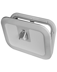 Trappe d'inspection à ras RAL 7042 520 x 465 mm -